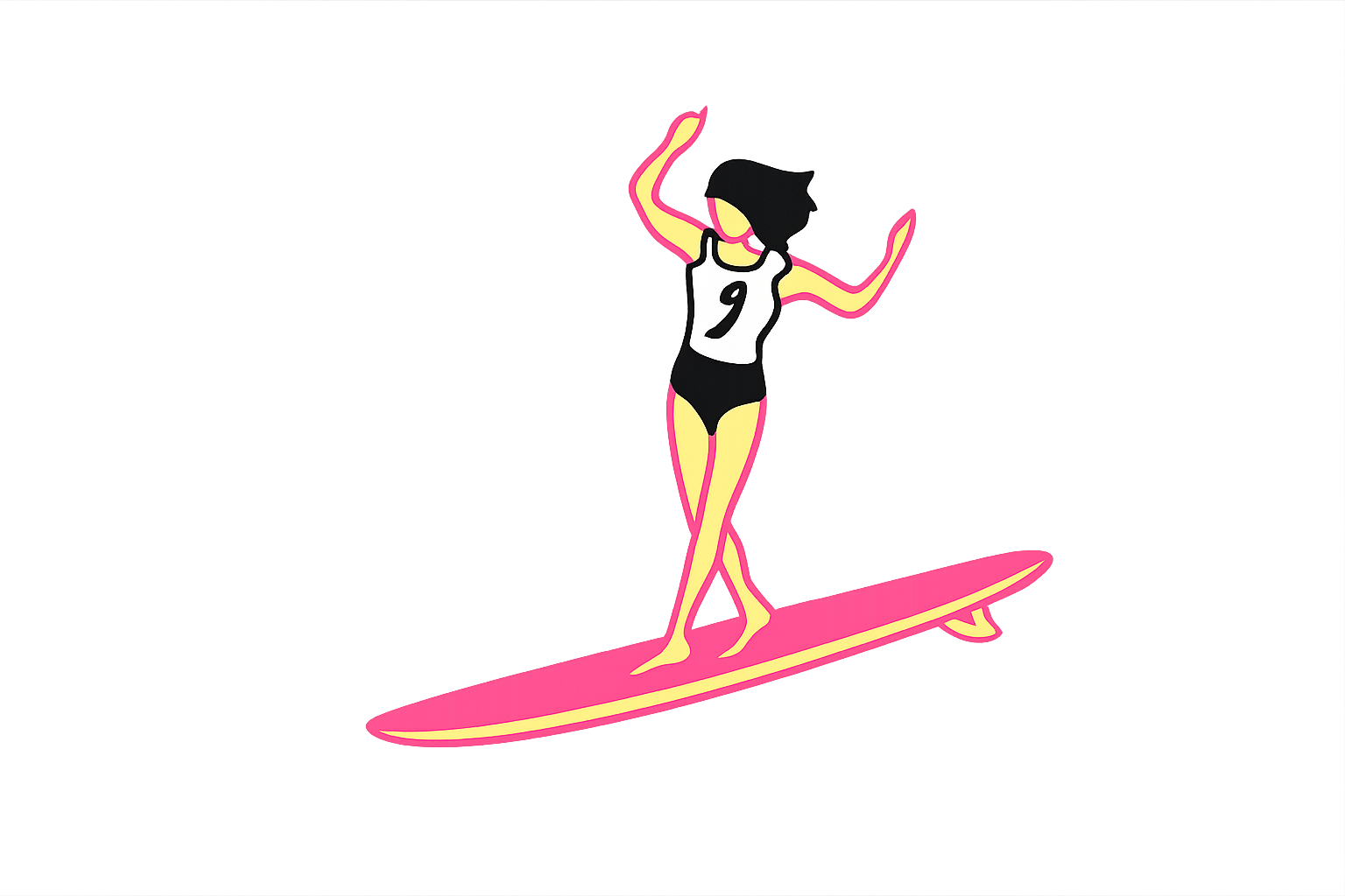 Barreltopia Salinas Longboard Festival 2026 - logo surfera